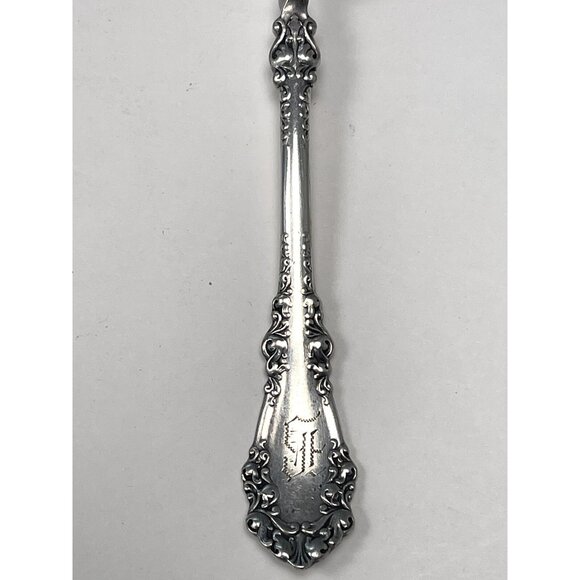 1897 International Silver Silverplate BERKSHIRE Monogram Twisted Butter Knife - Picture 3 of 5